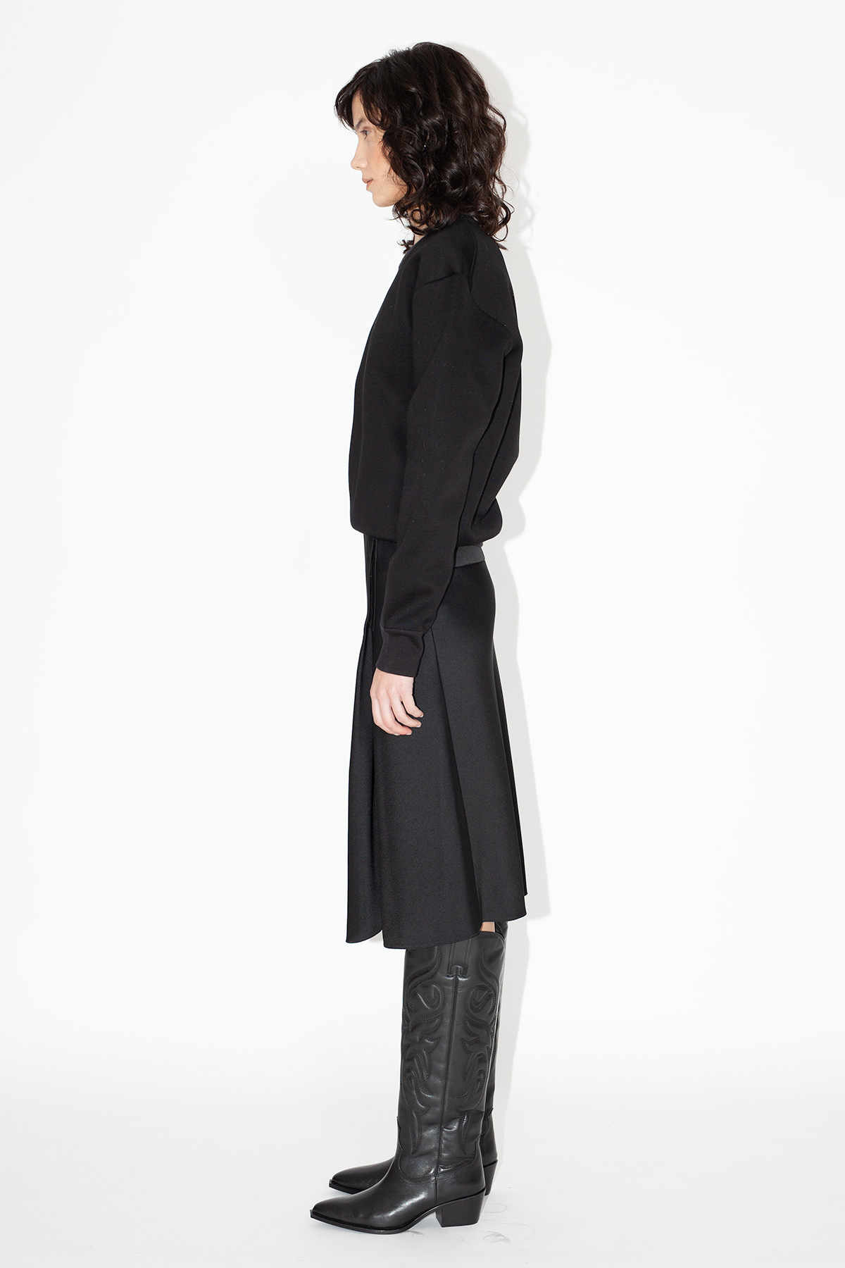dheinrich-Black-Mercerised-Cotton-Sweatshirt-&-Black-Bias-Cut-Fake-Wrap-Skirt_09-7