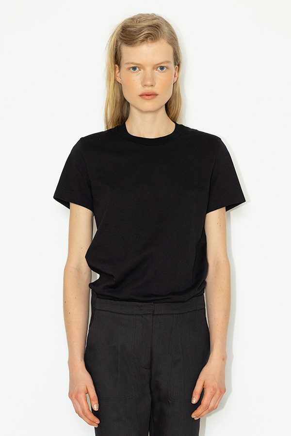 Black-Cotton-T-Shirt-w--Knit-Collar_LB-299