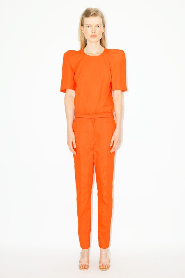 Red-Cotton-Palace-Top-&-Red-Twill-Ruby-Jeans