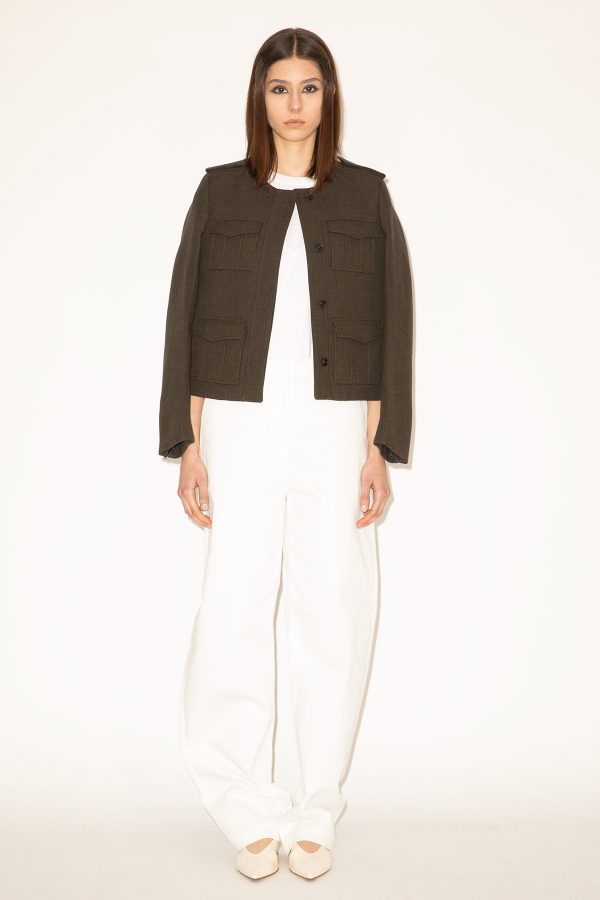 2025_DHeinrich-1611-Cropped-Military-Jacket-&-White-Barrel-Leg-Jeans