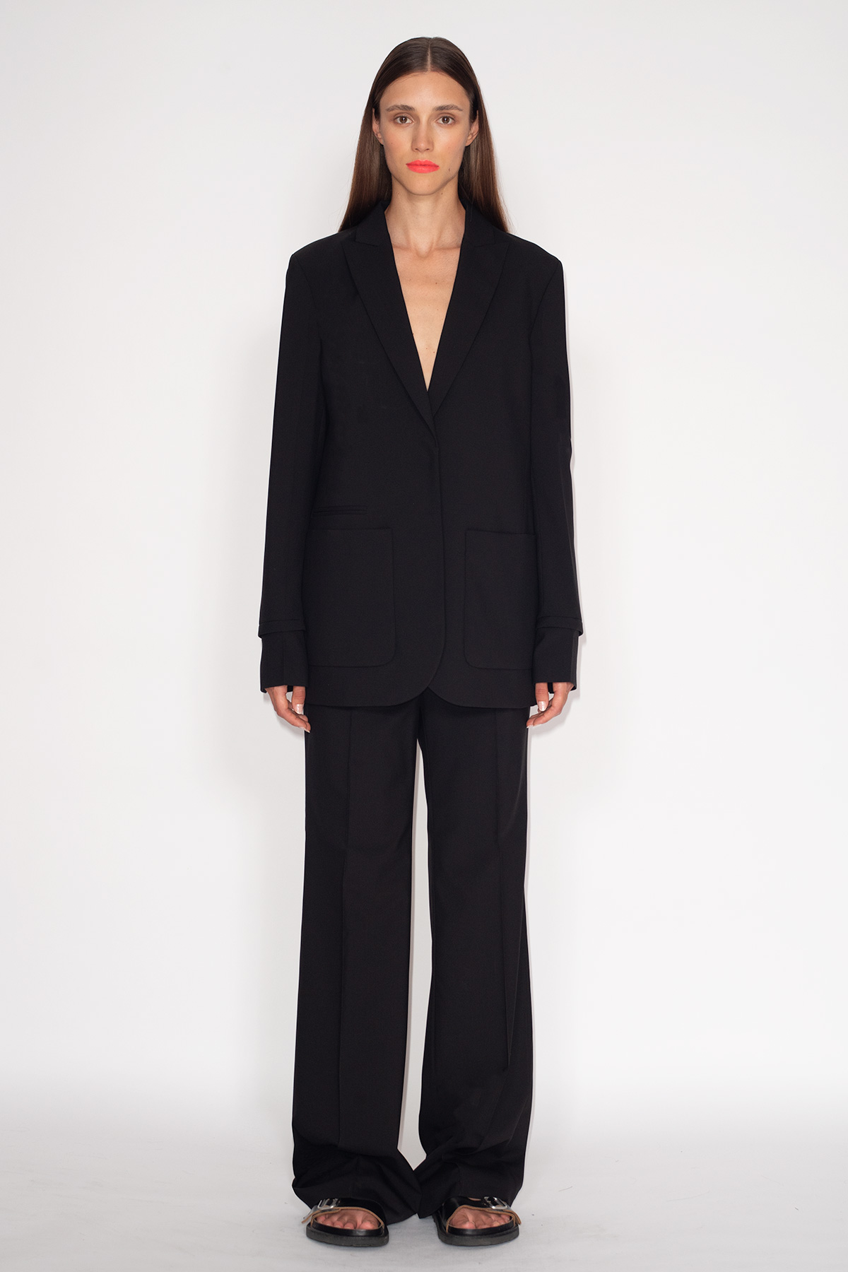 Black-Dropped-Shoulder-Jacket-&-Wide-Leg-Pants-1307
