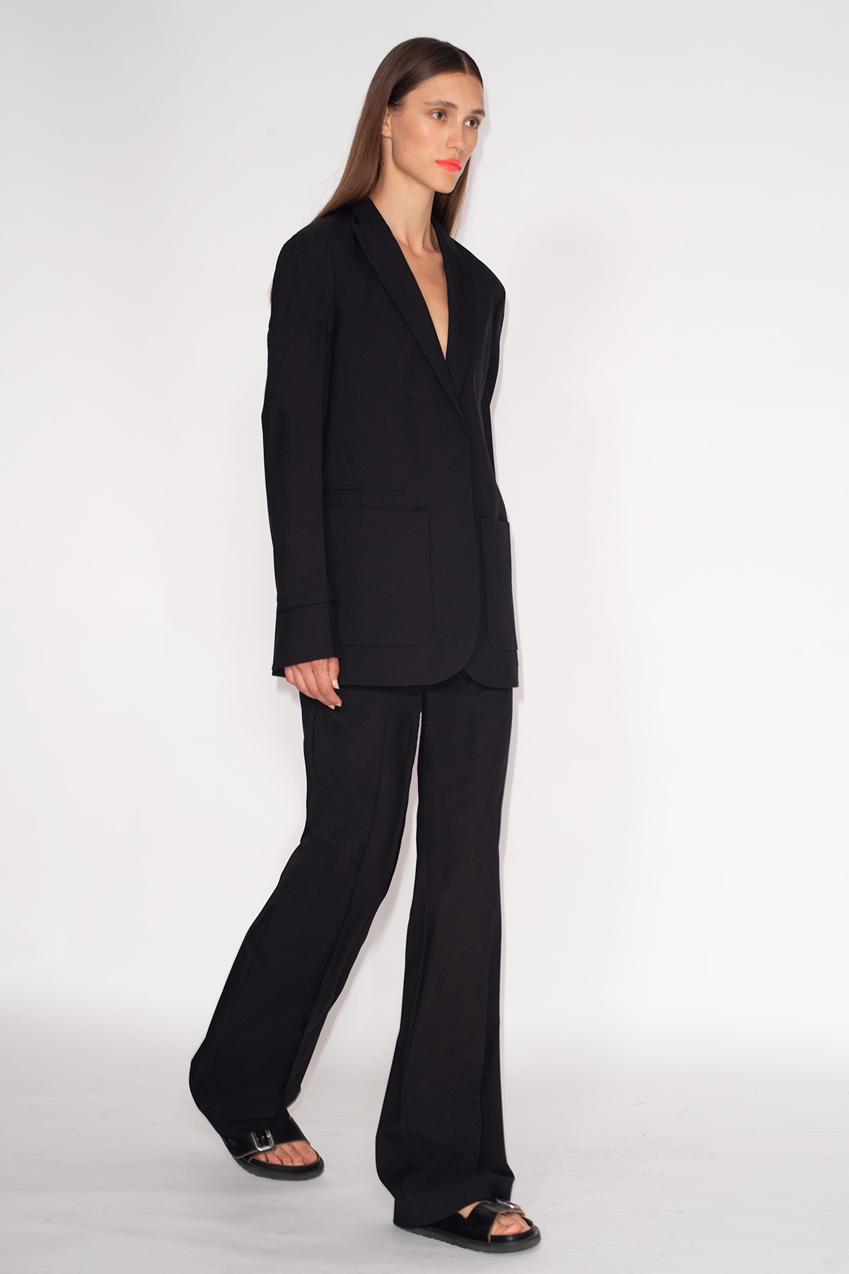 Black-Dropped-Shoulder-Jacket-&-Wide-Leg-Pants-1313