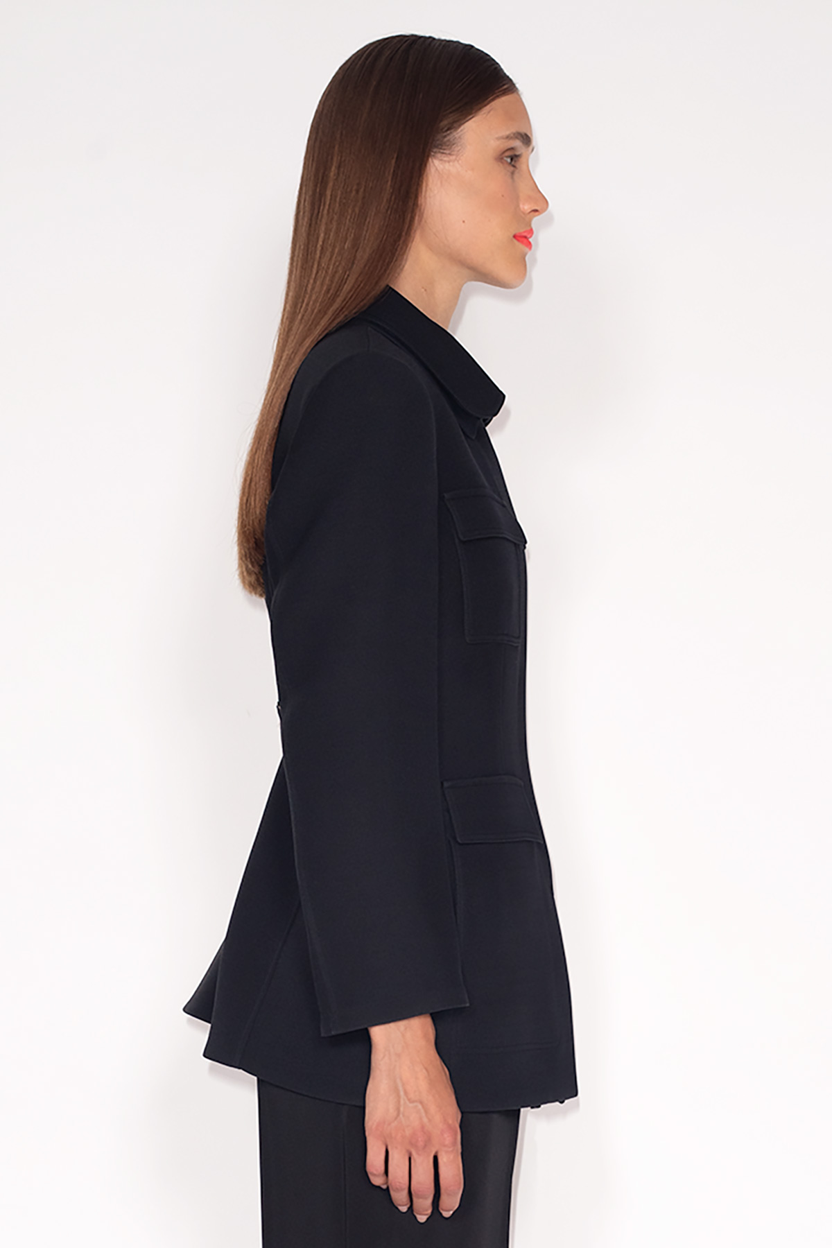 Black-Wool-Silk-Godet-Jacket-1163