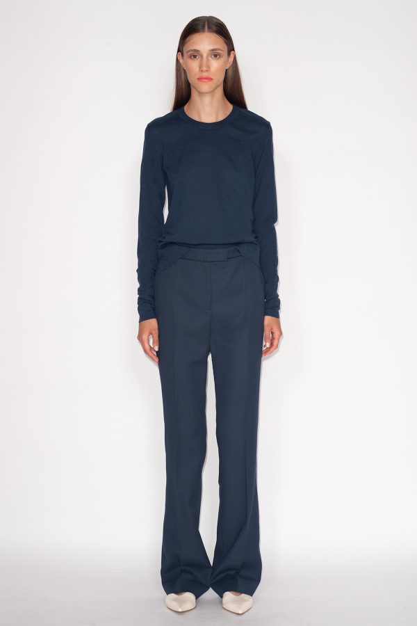 Bleu-Motorcycle-Sweater-&-Bleu-Mid-Rise-Boot-Cut-Pants-1050
