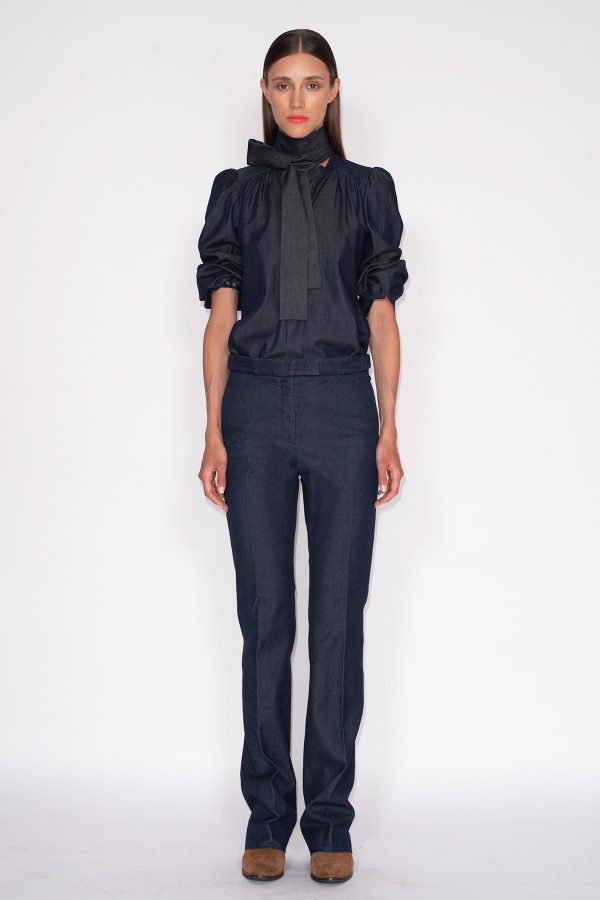 Denim-Rodeo-Blouse-+-Mid-Rise-Straight-Leg-Pants-592