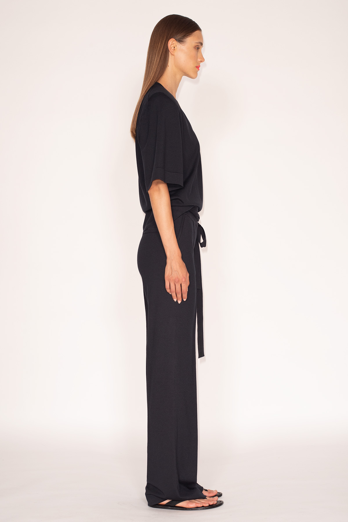 Night-Blue-V-Neck-Knit-T-Shirt-+-Knit-Wide-Leg-Pants-285