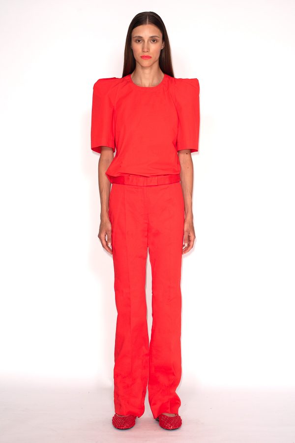 Red-Palace-Top-&-Red-Mid-Rise-Boot-Cut-Pants-1502